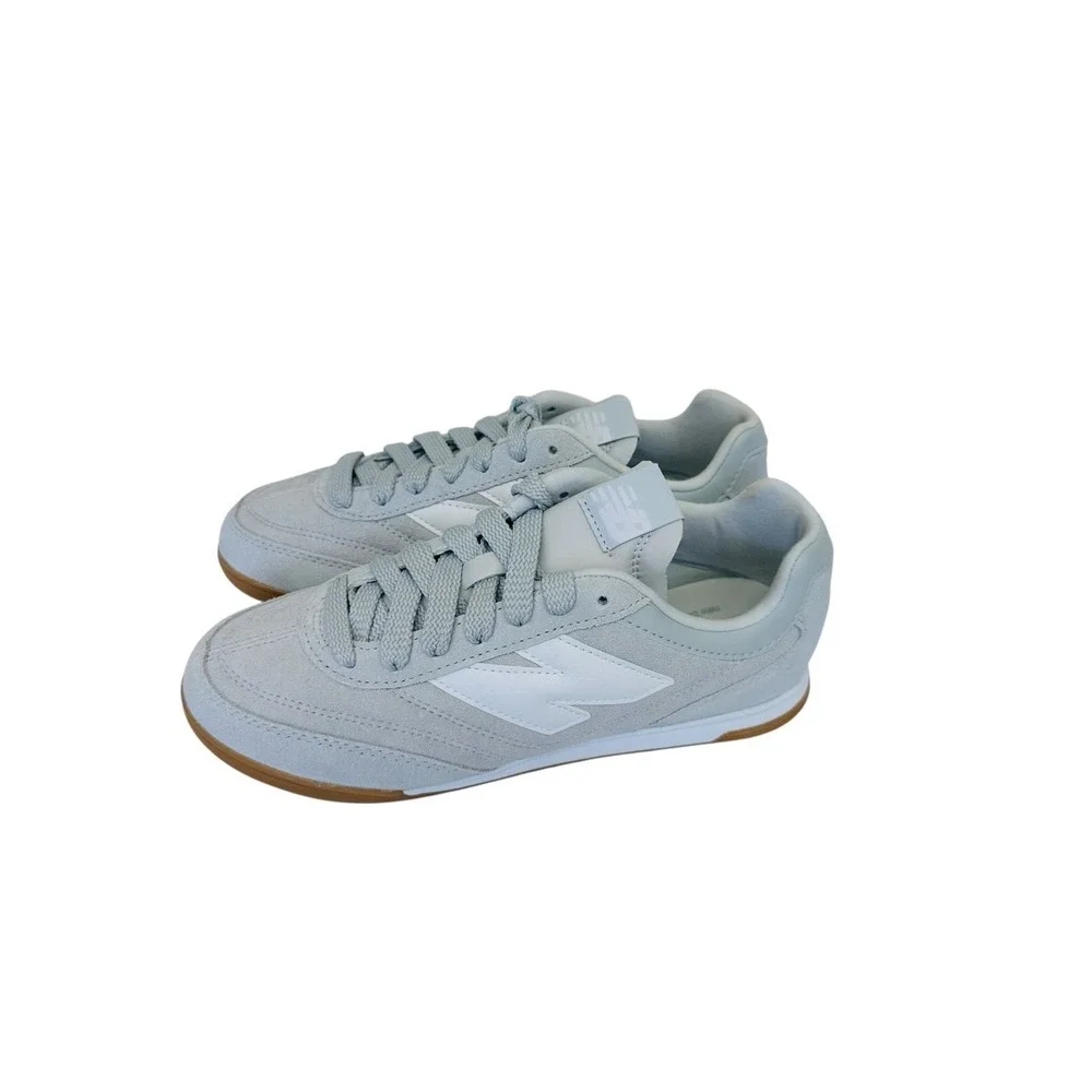 New Balance RC42 Grey White Gum Suede Shoes Sneaker Women's 9 Low Top NWB